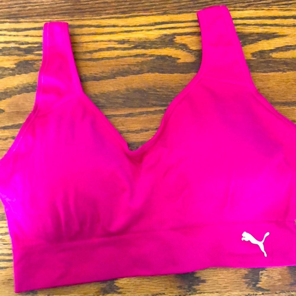 Puma dry cell moisture convertible back design seamless sports bra NEW